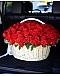 100 Red Roses Basket